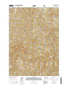 Ivers Peak 2017 topographic map thumbnail