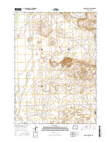 Jackass Butte NE 2017 topographic map thumbnail