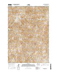 Jennies Peak 2017 topographic map thumbnail