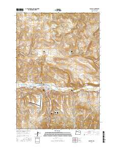 John Day 2017 topographic map thumbnail