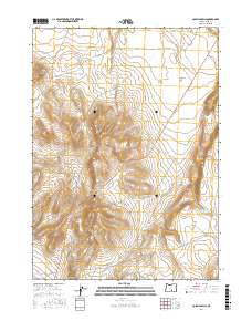 Coleman Hills 2017 topographic map thumbnail