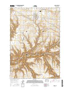 Condon 2017 topographic map thumbnail