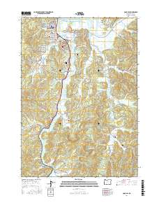 Coos Bay 2017 topographic map thumbnail