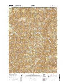 Coos Mountain 2017 topographic map thumbnail