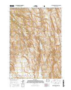 Cottonwood Reservoir 2017 topographic map thumbnail