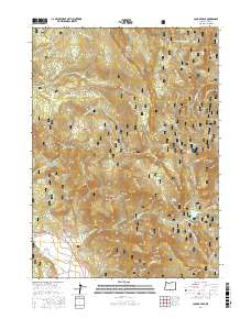 Cougar Peak 2017 topographic map thumbnail