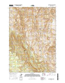 Courthouse Rock 2017 topographic map thumbnail