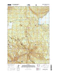 Cowhorn Mountain 2017 topographic map thumbnail