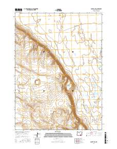 Coyote Gap 2017 topographic map thumbnail