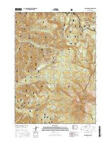 Diamond Peak 2017 topographic map thumbnail