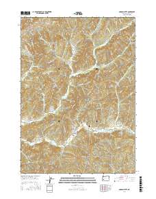 Dodson Butte 2017 topographic map thumbnail