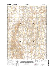 Double Mountain 2017 topographic map thumbnail