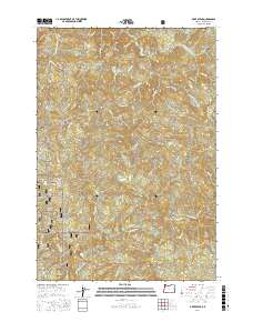 Dovre Peak 2017 topographic map thumbnail