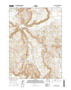 Downey Canyon 2017 topographic map thumbnail
