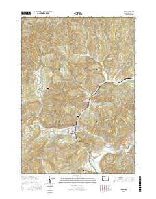 Drain 2017 topographic map thumbnail