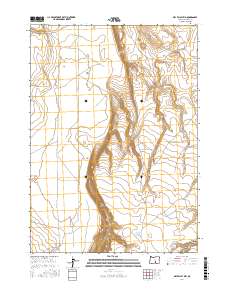 Dry Valley Rim 2017 topographic map thumbnail