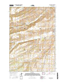 Dufur West 2017 topographic map thumbnail