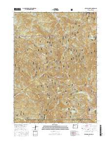 Dutchman Peak 2017 topographic map thumbnail