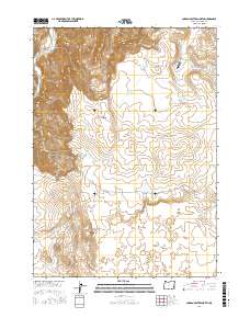 Jordan Craters North 2017 topographic map thumbnail