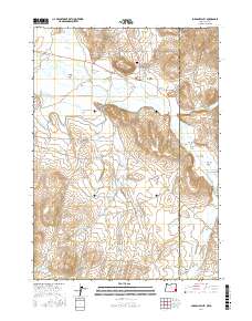 Jordan Valley 2017 topographic map thumbnail