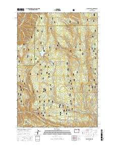Jubilee Lake 2017 topographic map thumbnail