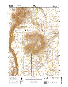 Juniper Mountain 2017 topographic map thumbnail