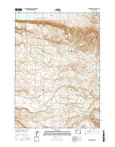 Juniper Ridge 2017 topographic map thumbnail