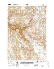 Keating NW 2017 topographic map thumbnail