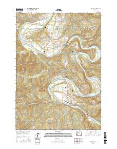 Kellogg 2017 topographic map thumbnail