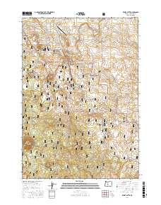 Kelsey Butte 2017 topographic map thumbnail