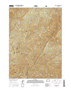 Kelsey Peak 2017 topographic map thumbnail