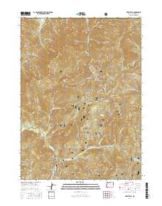 Kerby Peak 2017 topographic map thumbnail