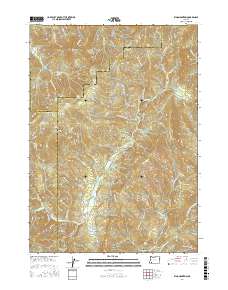 King Mountain 2017 topographic map thumbnail
