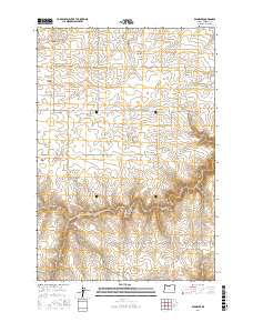 Klondike 2017 topographic map thumbnail