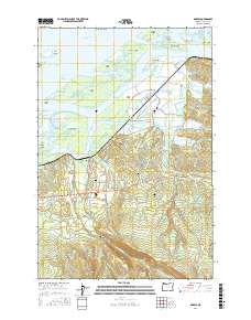 Knappa 2017 topographic map thumbnail