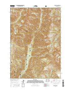 Krag Peak 2017 topographic map thumbnail