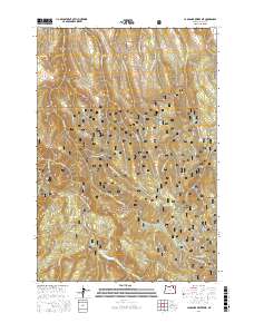 La Grande Reservoir 2017 topographic map thumbnail