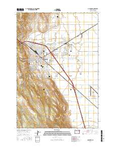 La Grande 2017 topographic map thumbnail