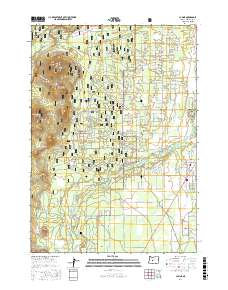 La Pine 2017 topographic map thumbnail