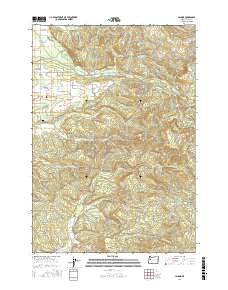 Lacomb 2017 topographic map thumbnail
