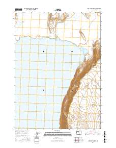 Lake Abert North 2017 topographic map thumbnail