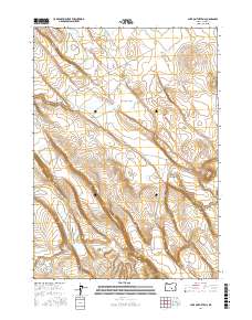 Lake on the Trail 2017 topographic map thumbnail
