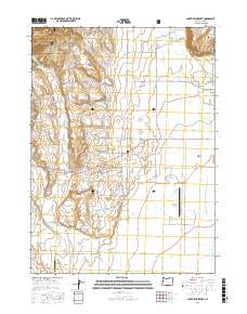 Lakeview Airport 2017 topographic map thumbnail