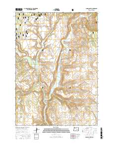 Landing Creek 2017 topographic map thumbnail