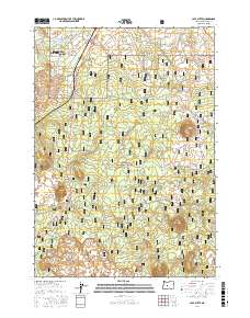 Lava Butte 2017 topographic map thumbnail