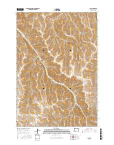Lena 2017 topographic map thumbnail