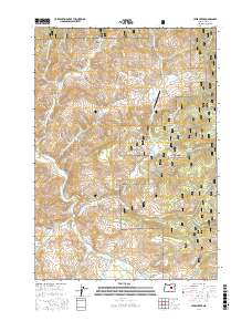 Lewis Creek 2017 topographic map thumbnail