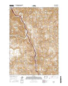 Lime 2017 topographic map thumbnail