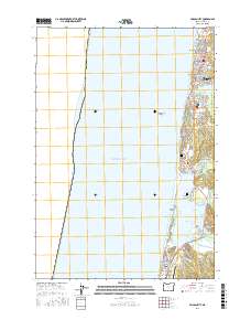 Lincoln City 2017 topographic map thumbnail