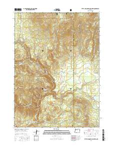 Little Chinquapin Mountain 2017 topographic map thumbnail